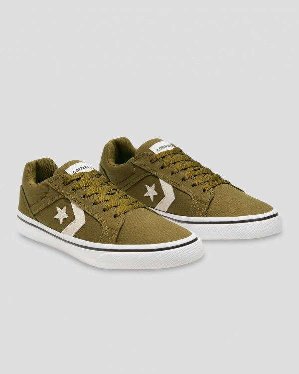 Converse El Distrito Mix And Match Olivengrøn Sko Danmark - Converse Lave Sneakers Herre - 60975UZOE